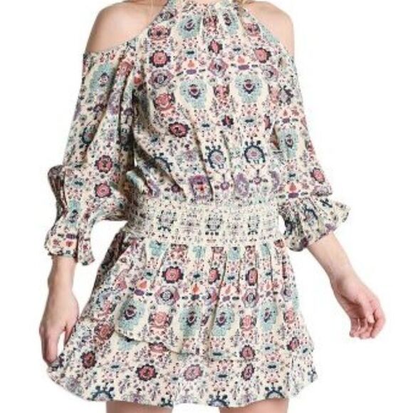 NWT SAYLOR HILLARY COLD SHOULDER DRESS - Picture 3 of 4